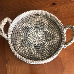 Woven Round Circle Tray
